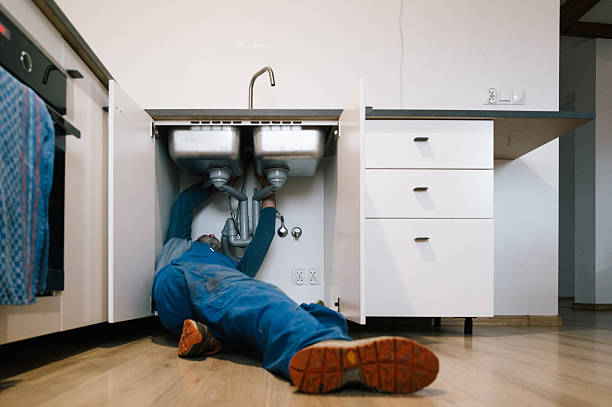Professional Leak Detection technician working in Schley, VA